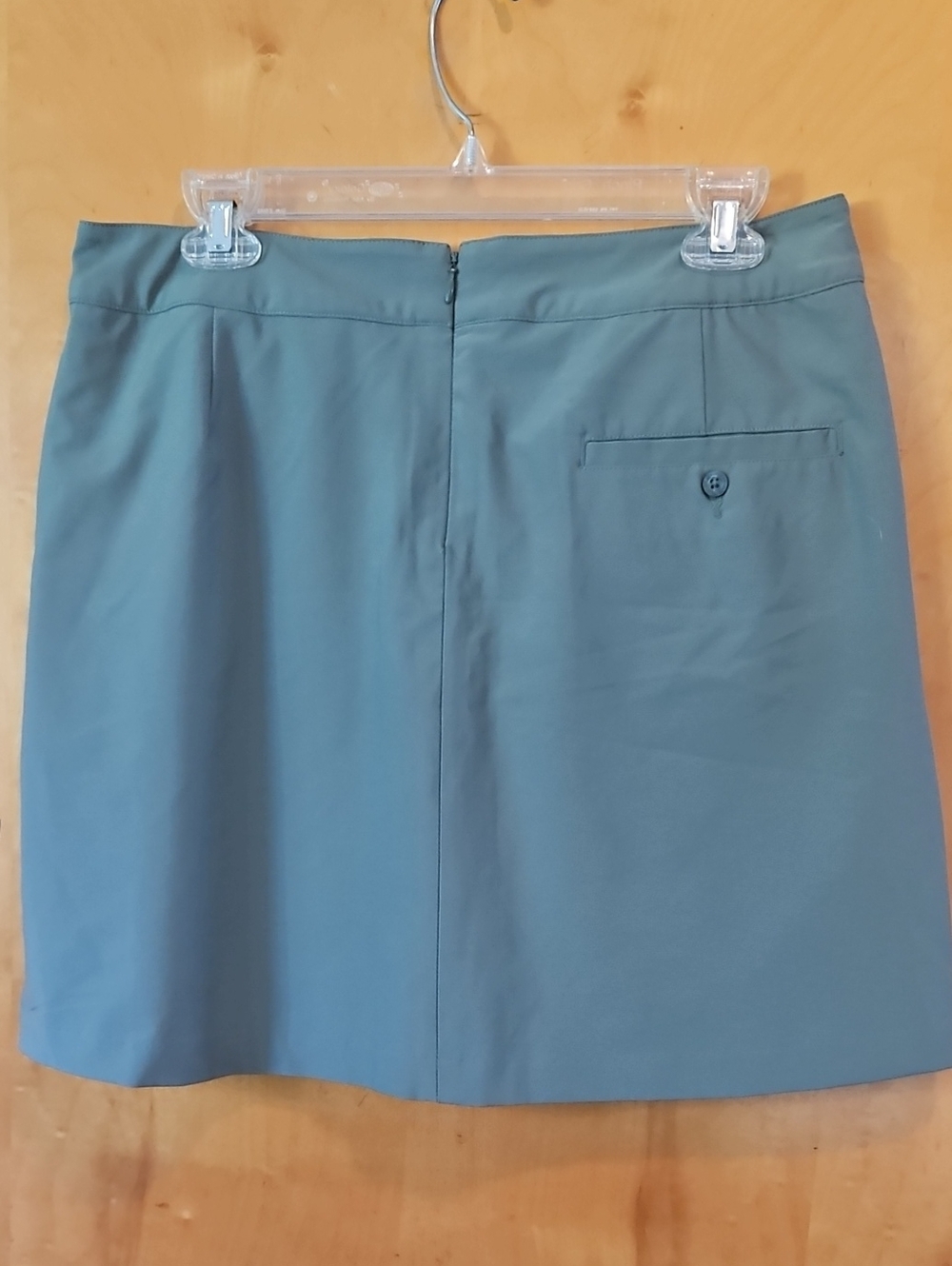 Lady Hagen Olive Green Skort with Folded Pleat - Picture 5 of 6